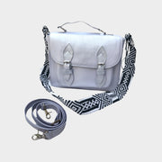 Leather silver bag