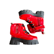 Mini boots in red