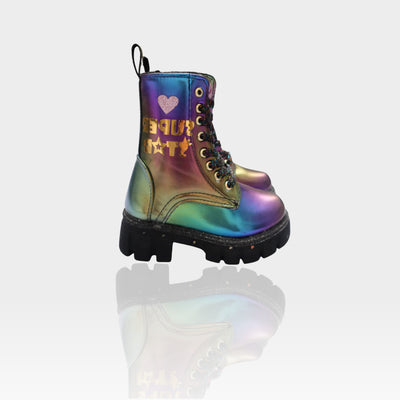 Botas tornasol + led