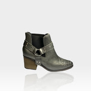 Silver studs booties