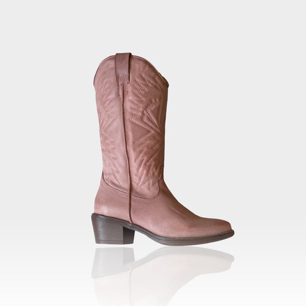 Bota vaquera rosa steve