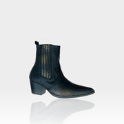 Black and gold aristoteles boots