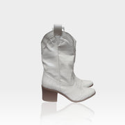 Vaquero high boots in white