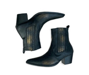 Black and gold aristoteles boots