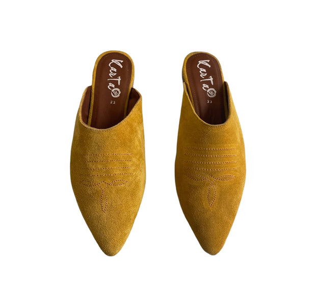 Yellow loafers