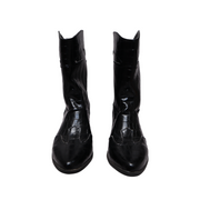 Black Locke vegan leather boots