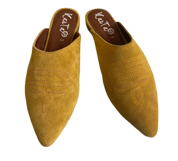 Yellow loafers