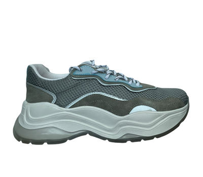Rubber and fabric shoe
