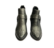 Silver studs booties
